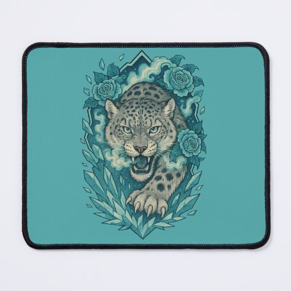 Item preview, Frost Leopard Blooming Resolve designed and sold by EdvvinStudios.