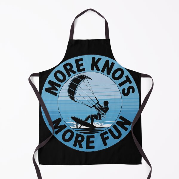Item preview, Kitesurfer – More Knots More Fun – Sailing & Kiteboarding Graphic designed and sold by VividOrganica.