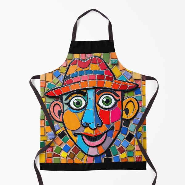 Item preview, The Colorful Mosaic Face : )) designed and sold by Henrybubbles400.