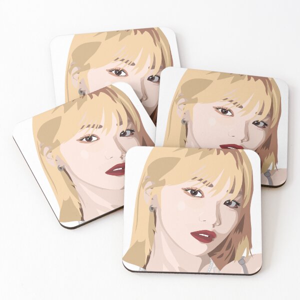 Item preview, Chaewon of Lesserafim in a stunning vector digital portrait designed and sold by Aome22.