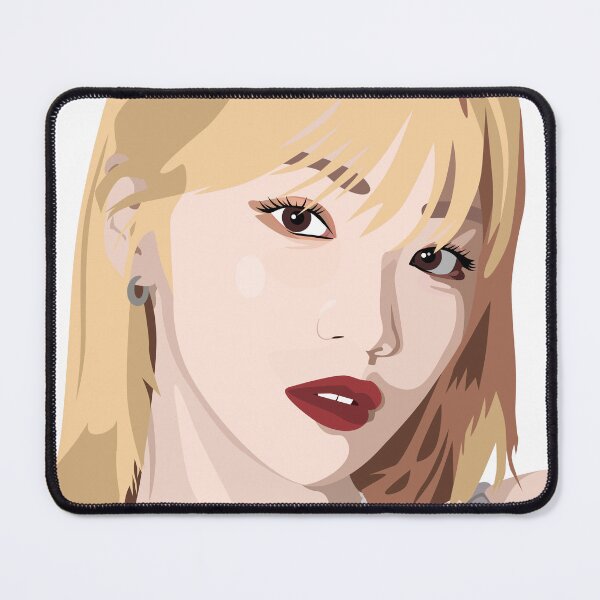 Item preview, Chaewon of Lesserafim in a stunning vector digital portrait designed and sold by Aome22.