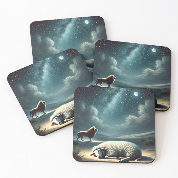 Item preview, Sheepism – The Lion and the Sleeping Sheep designed and sold by Thpoar.