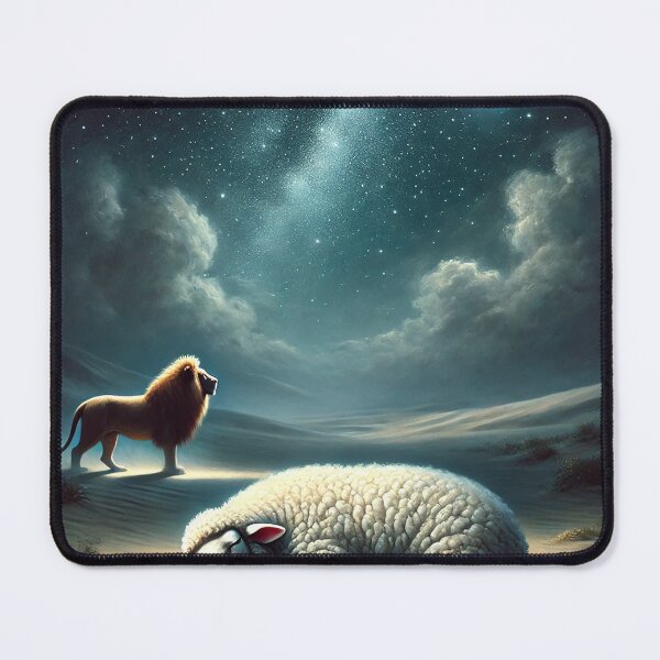 Item preview, Sheepism – The Lion and the Sleeping Sheep designed and sold by Thpoar.