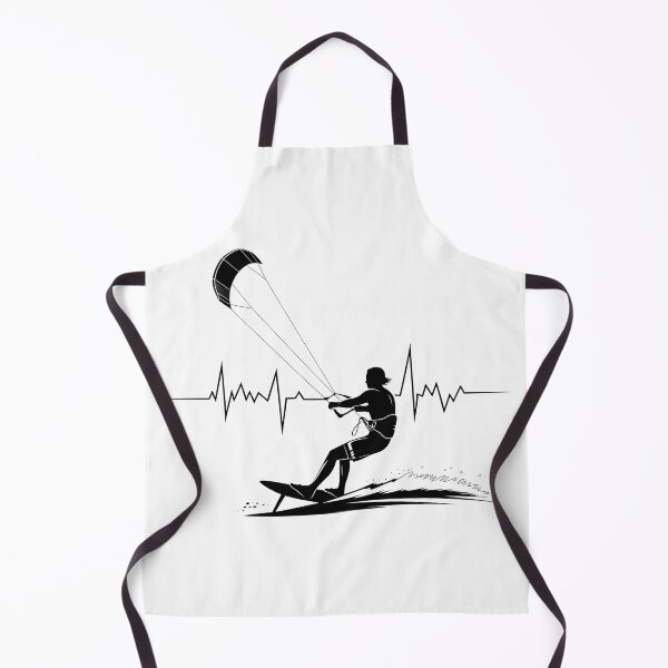 Item preview, Kitesurfing Heartbeat – Kiteboarding Silhouette Vector designed and sold by VividOrganica.