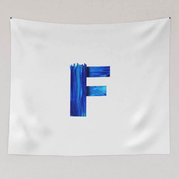 Item preview, Clean Cursive F Monogram | Vector Paint Texture Initial Letter designed and sold by Raj-Designs.