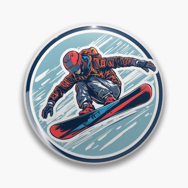 Item preview, Winter Sports Games Arena Snowboarding Competition Sticker designed and sold by colorleafz.