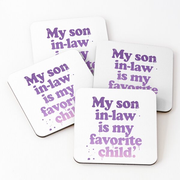 Item preview, My Son In Law Is My Favorite Child Bold Playful Retro designed and sold by Star3NowForMe.