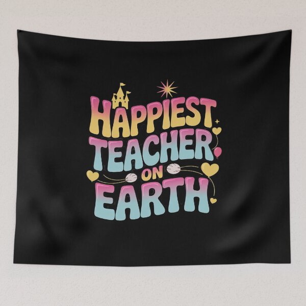 Item preview, Happiest Teacher On Earth Back To School First Day Of School designed and sold by NailMolisa.