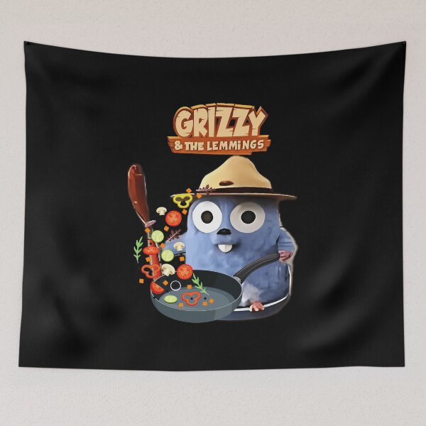 Item preview, Grizzy And The Lemmings Cooking Scene designed and sold by thunderr299.