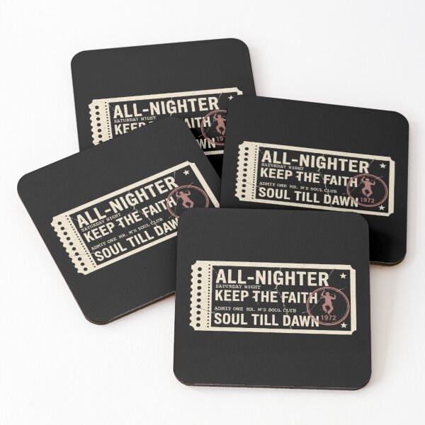 Item preview, All-Nighter Soul Club Ticket – Keep The Faith Retro Northern Soul Design designed and sold by KentonDesignsUK.