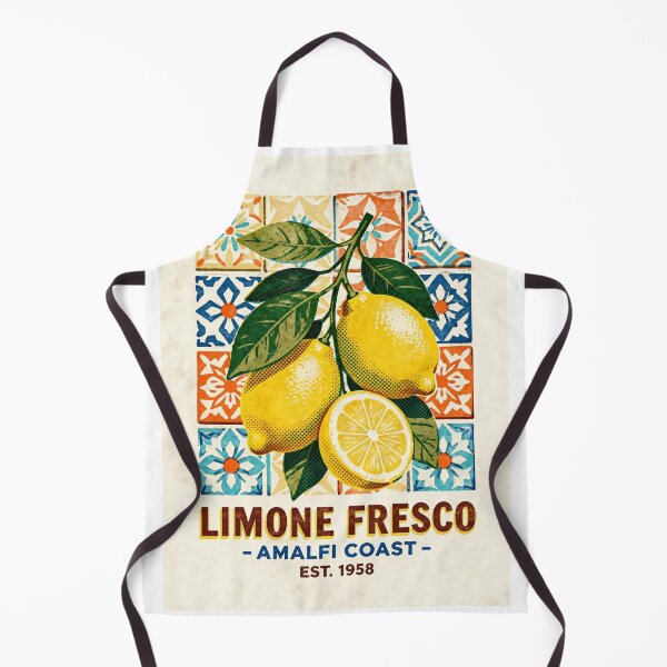 Item preview, Vintage Italian Lemon & Tile Tee designed and sold by CollorTrend.