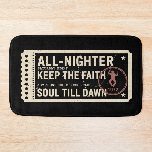 Item preview, All-Nighter Soul Club Ticket – Keep The Faith Retro Northern Soul Design designed and sold by KentonDesignsUK.