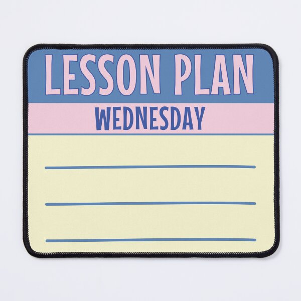 Item preview, Lesson Plan Wednesday designed and sold by Think4Prints.