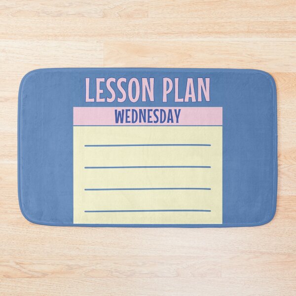 Item preview, Lesson Plan Wednesday designed and sold by Think4Prints.