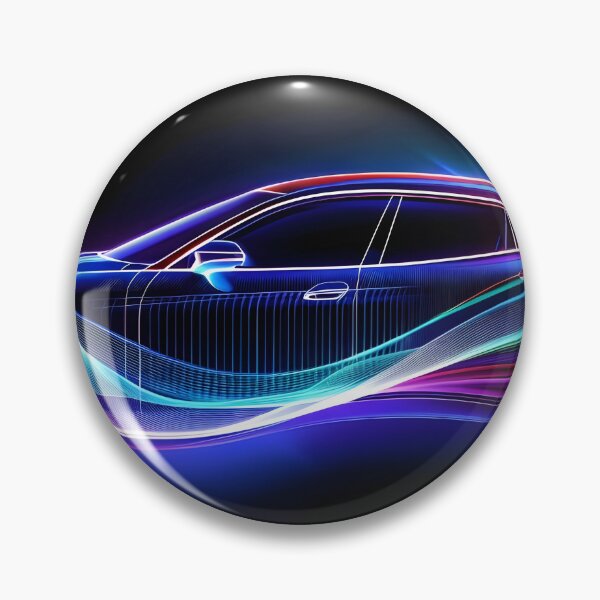 Item preview, Neon Car Speed Waves designed and sold by Design-Illusi0n.