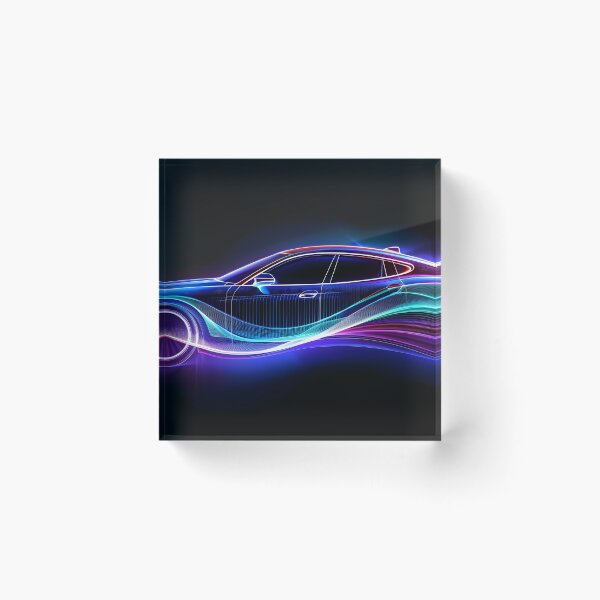 Item preview, Neon Car Speed Waves designed and sold by Design-Illusi0n.