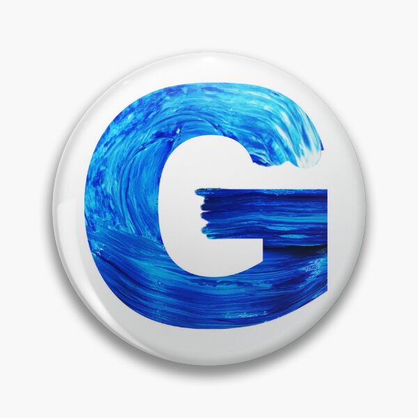 Item preview, Clean Cursive G Monogram | Minimalist Paint Stroke Initial Design designed and sold by Raj-Designs.