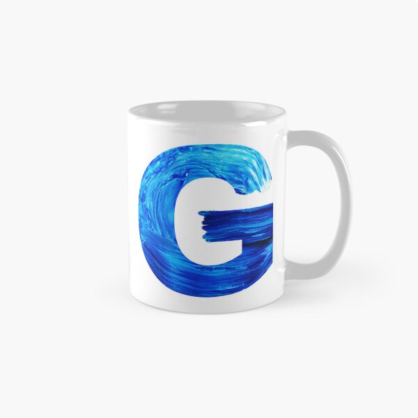 Item preview, Clean Cursive G Monogram | Minimalist Paint Stroke Initial Design designed and sold by Raj-Designs.