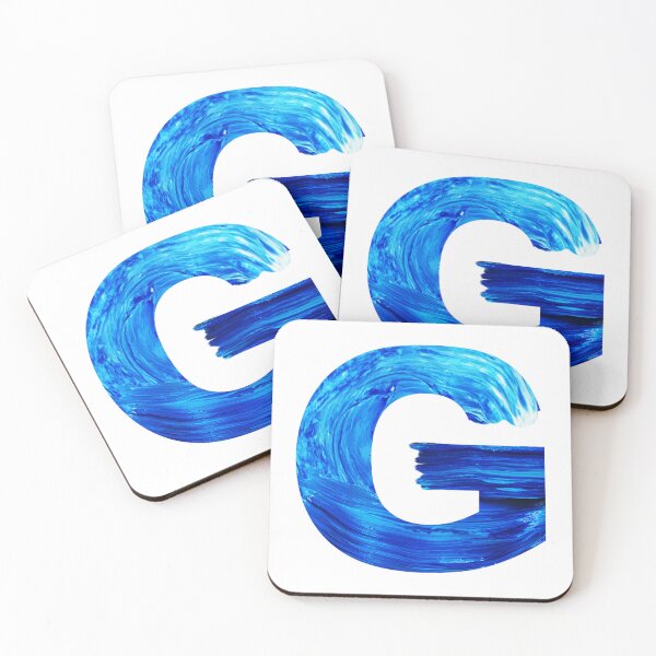 Item preview, Clean Cursive G Monogram | Minimalist Paint Stroke Initial Design designed and sold by Raj-Designs.