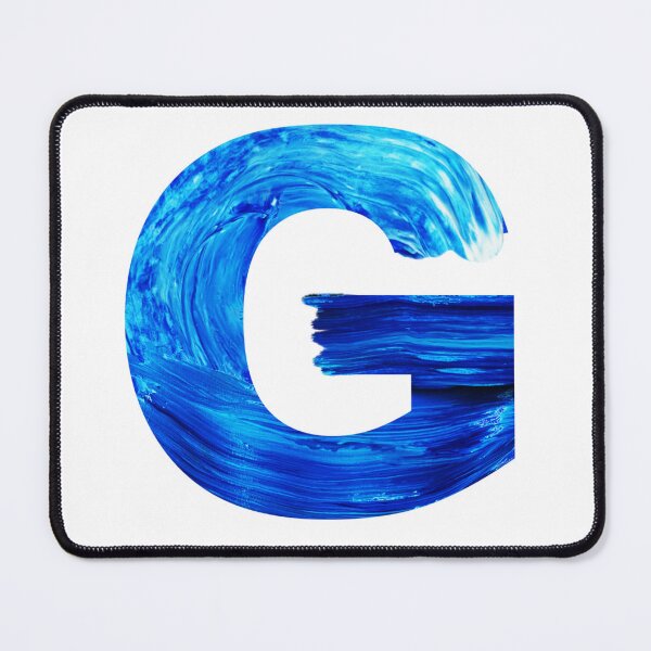 Item preview, Clean Cursive G Monogram | Minimalist Paint Stroke Initial Design designed and sold by Raj-Designs.