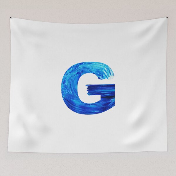 Item preview, Clean Cursive G Monogram | Minimalist Paint Stroke Initial Design designed and sold by Raj-Designs.