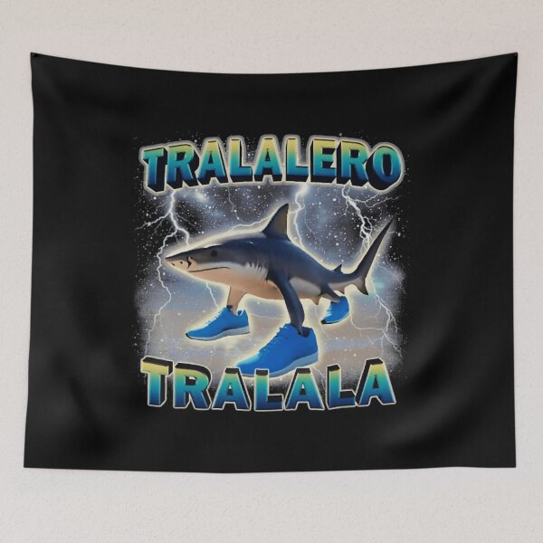 Item preview, Meme Tralalero Tralala Brainrot Stupid  designed and sold by Akiraaa33.