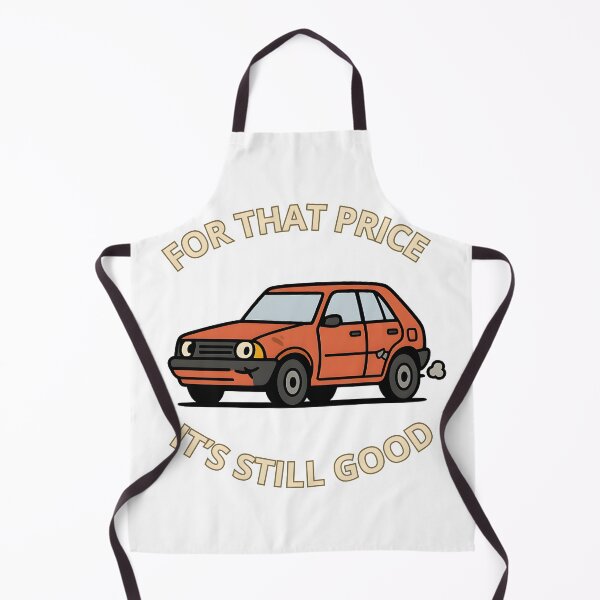 Item preview, Funny Cartoon Beater Car Quote Broken Budget designed and sold by TAVINECOM.