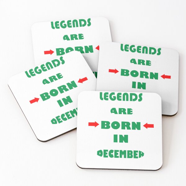 Item preview, Legends are Born In December designed and sold by ShuaibDesigns.