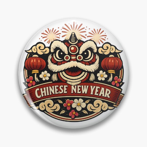 Item preview, Vintage Chinese New Year – Retro Traditional Celebration Logo designed and sold by Dax Studio.