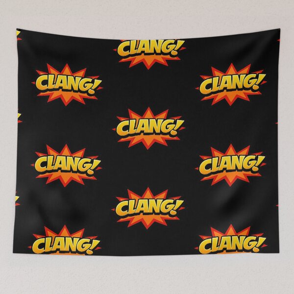 Item preview, CLANG! Comic style! designed and sold by JacobSpace.