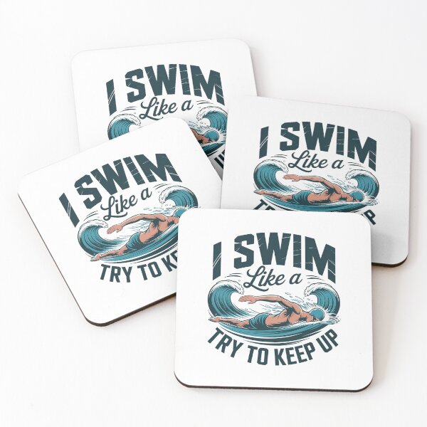 Item preview, I Swim Like A Girl Try To Keep Up Swimming Swimmer  designed and sold by VerseFarm.