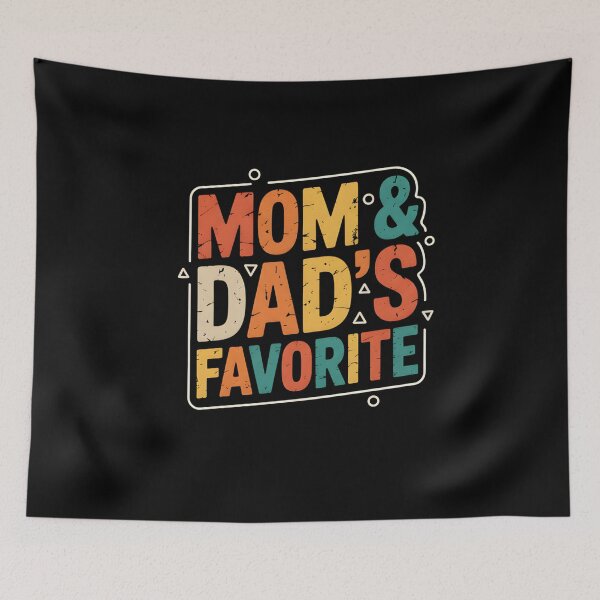 Item preview, Colorful Retro Favorite Child Typography designed and sold by Nocturnal-Vines.