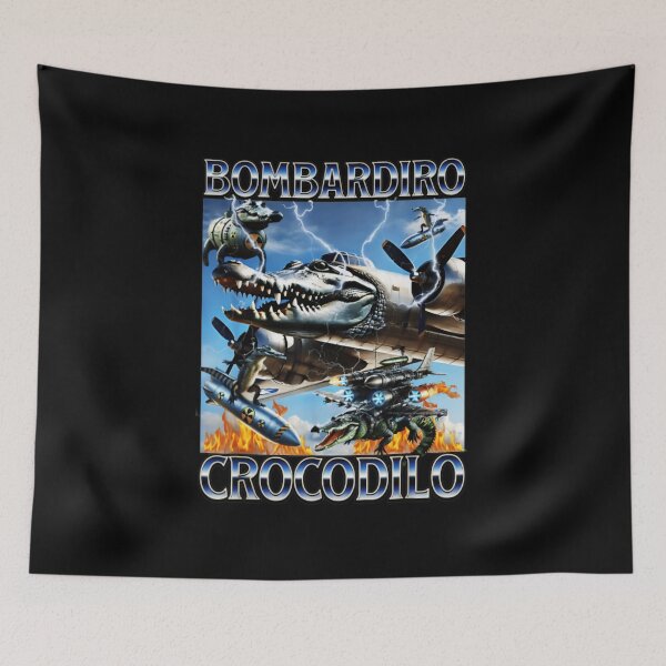 Item preview, Meme Bombardiro Crocodilo Brainrot designed and sold by Akiraaa33.
