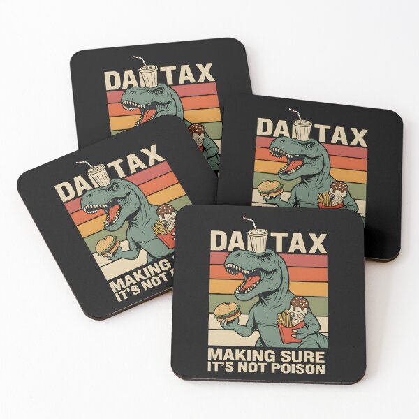 Item preview, Dinosaur Dad Tax Humorous Retro Art designed and sold by Nocturnal-Vines.