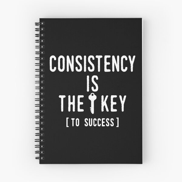 Item preview, Consistency is the key to success text designed and sold by Innet.