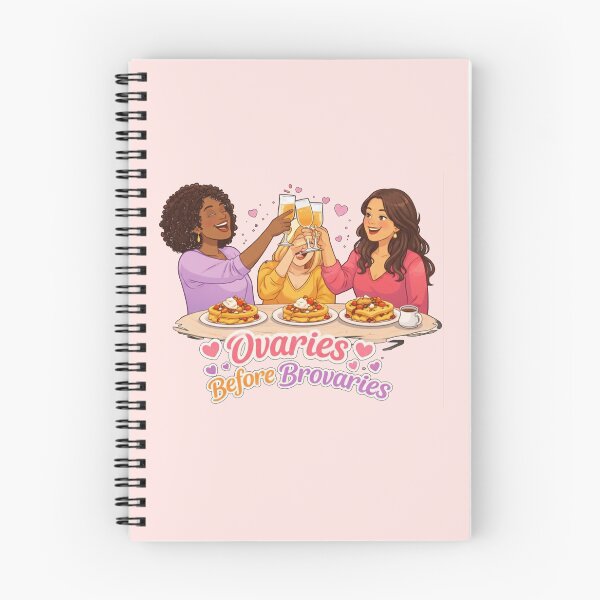 Item preview, Ovaries Before Brovaries – Galentine's Day Best Friends designed and sold by PunchDrop.
