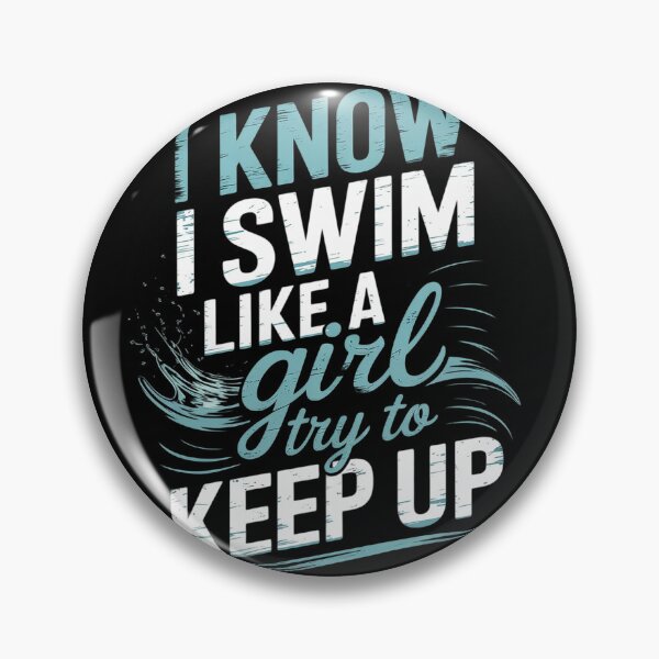 Item preview, I Swim Like A Girl, Funny, Women Ladies Swimmer Swimming  designed and sold by VerseFarm.