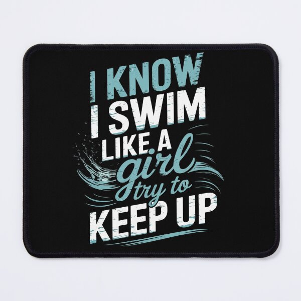 Item preview, I Swim Like A Girl, Funny, Women Ladies Swimmer Swimming designed and sold by VerseFarm.