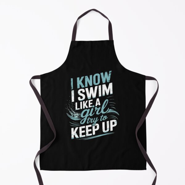 Item preview, I Swim Like A Girl, Funny, Women Ladies Swimmer Swimming  designed and sold by VerseFarm.