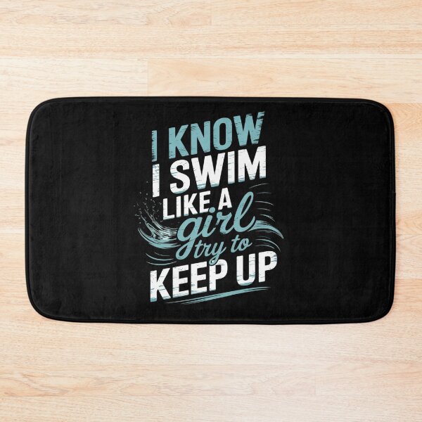 Item preview, I Swim Like A Girl, Funny, Women Ladies Swimmer Swimming  designed and sold by VerseFarm.
