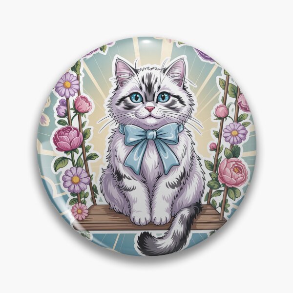 Item preview, А fluffy white cat with striking sapphire blue eyes. designed and sold by Lilashakti ⭐️ ⭐️ ⭐️ ⭐️ ⭐️.
