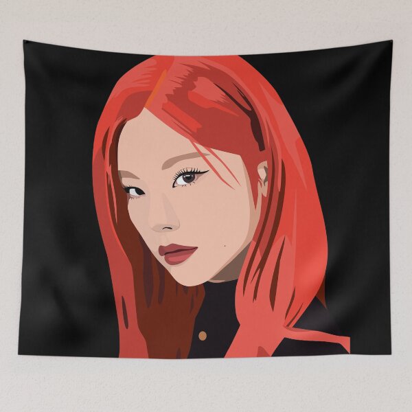 Item preview, Yeji of Itzy in a stunning vector digital portrait. designed and sold by Aome22.