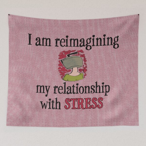 Item preview, Relationship With Stress. designed and sold by UltraQuirky.