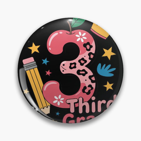 Item preview, Hello 3rd Third Grade Back To School Pink Leopard Teacher designed and sold by NailMolisa.