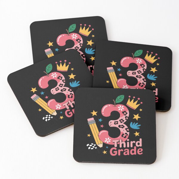 Item preview, Hello 3rd Third Grade Back To School Pink Leopard Teacher designed and sold by NailMolisa.