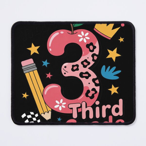 Item preview, Hello 3rd Third Grade Back To School Pink Leopard Teacher designed and sold by NailMolisa.