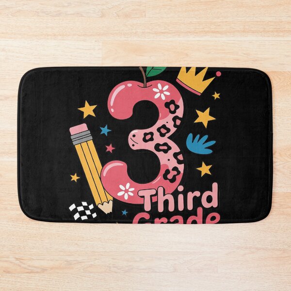 Item preview, Hello 3rd Third Grade Back To School Pink Leopard Teacher designed and sold by NailMolisa.