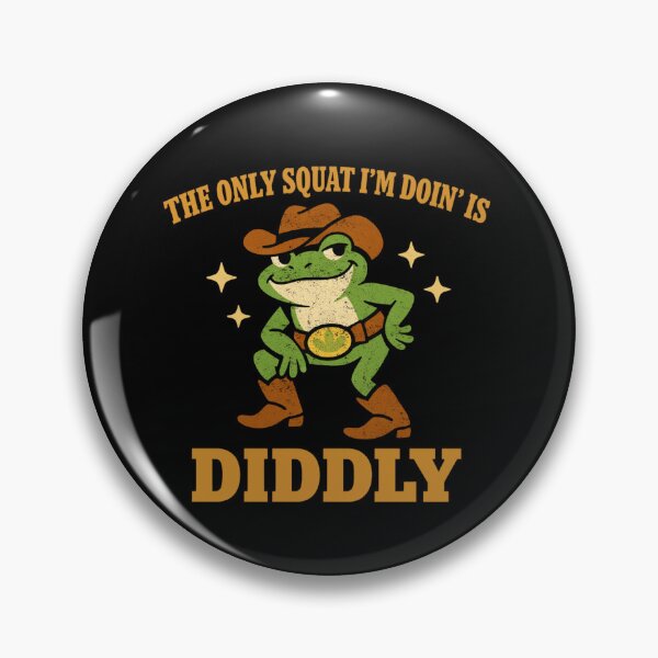 Item preview, The Only Squat I’m Doin Is Diddly designed and sold by FreshVibe Prints.