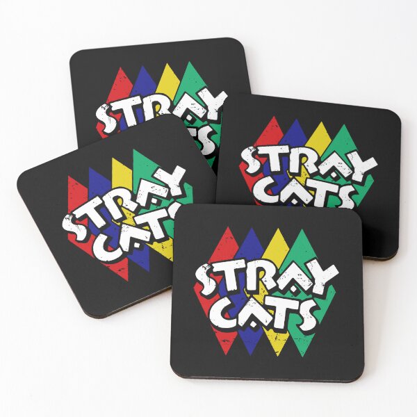 Item preview, Stray Cats Colorful Text Emblem designed and sold by cocooo269.