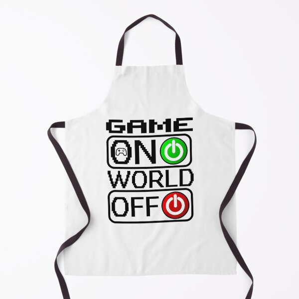 Item preview, Game on and the world off funny gaming quotes for gamers designed and sold by Trenddesigns24.